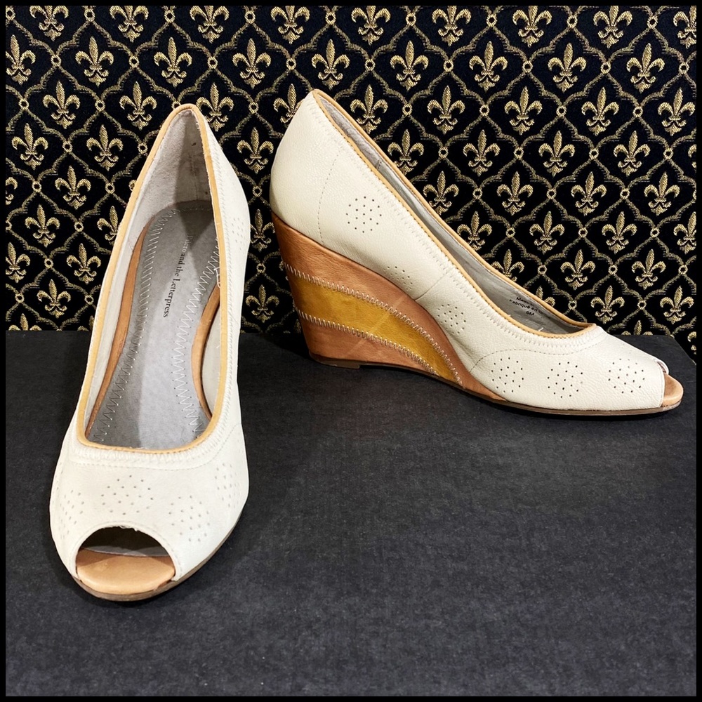 Anthro Oxford Wedges by Pilcro